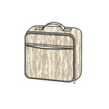 Light camo hunting children kids lunch box bag
