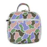Camo bunny kids Easter lunch box bag