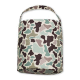 Beige camo rabbit embroidery kids boys Easter basket