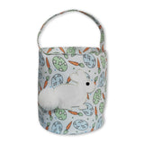 Egg carrot rabbit embroidery kids Easter basket