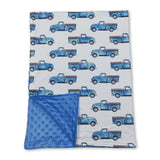 Blue trunks polka dots baby boy blankets