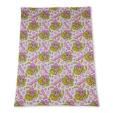 Howdy aztec pink party baby girls blankets