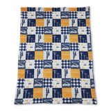 Plaid lineman patchwork baby kids blankets
