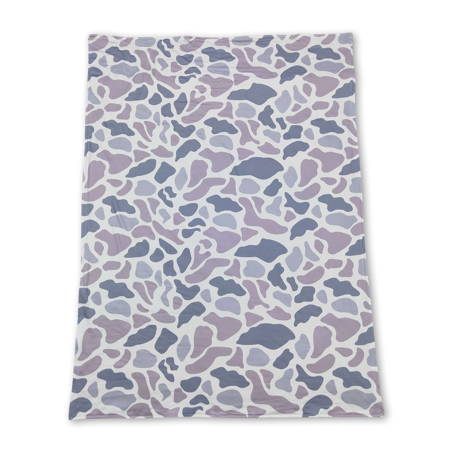 Grey polka dots camo baby kids blankets