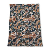 Brown polka dots camo baby kids blankets