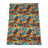 Turquoise horse rodeo baby kids western blankets
