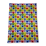 Red polka dots cookie plaid baby kids blankets