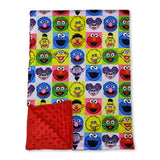 Red polka dots cookie plaid baby kids blankets