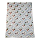 Green minky polka dots duck baby kids blankets