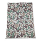 Green deer camo minky baby kids hunting blanket