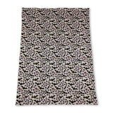 Leopard bat pink baby girls Halloween blanket