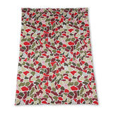 Gingerbread santa camo baby kids Christmas blanket
