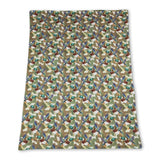 Duck camo green hunting baby boys blanket