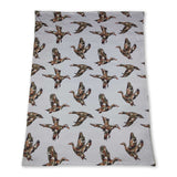 Camo duck green hunting fall baby boys blanket