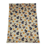 Deer duck turkey pumpkin baby boy fall blanket