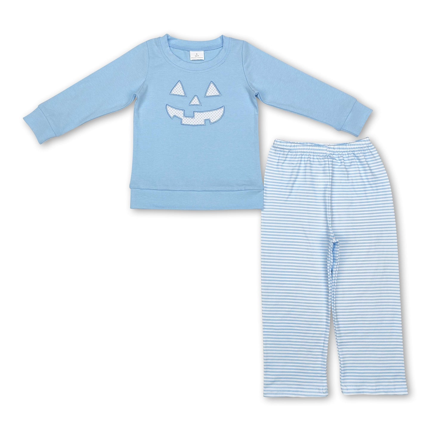 Light blue top stripe pants kids boys Halloween outfits