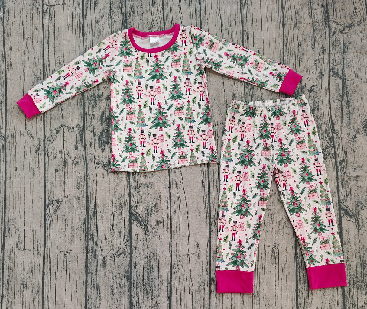 Christmas tree gift ballet baby kids pajamas