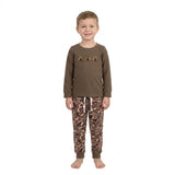 Long sleeves turkey brown camo pants boy Thanksgiving outfits