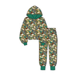 Long sleeves camo duck hoodie pants kids boys outfits