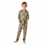 Long sleeves camo duck hoodie pants kids boys outfits