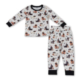 Pumpkin dog top pants Halloween boys pajamas