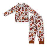 Pumpkin leaves pullover pants kids boys fall outfits