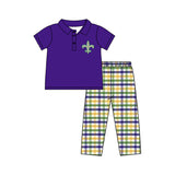 purple green yellow mardi gras boy outfits