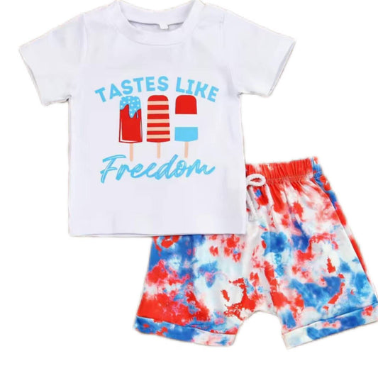 Tastes like freedom popsicle boys 4th of july clothes