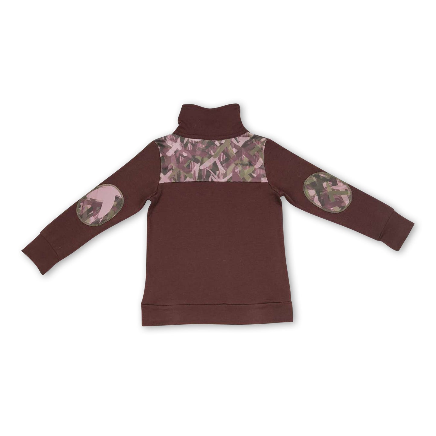 Olive brown duck kids boy hunting pullover