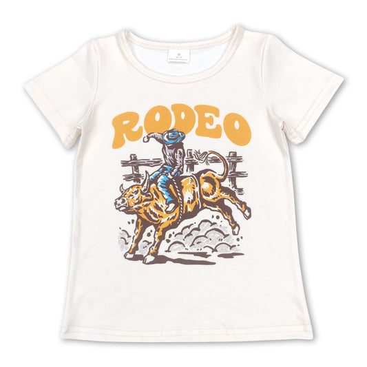 Short sleeves rodeo horse kids boys summer shirts