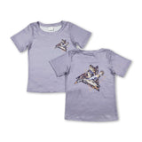Grey short sleeves duck camo boys T-shirt