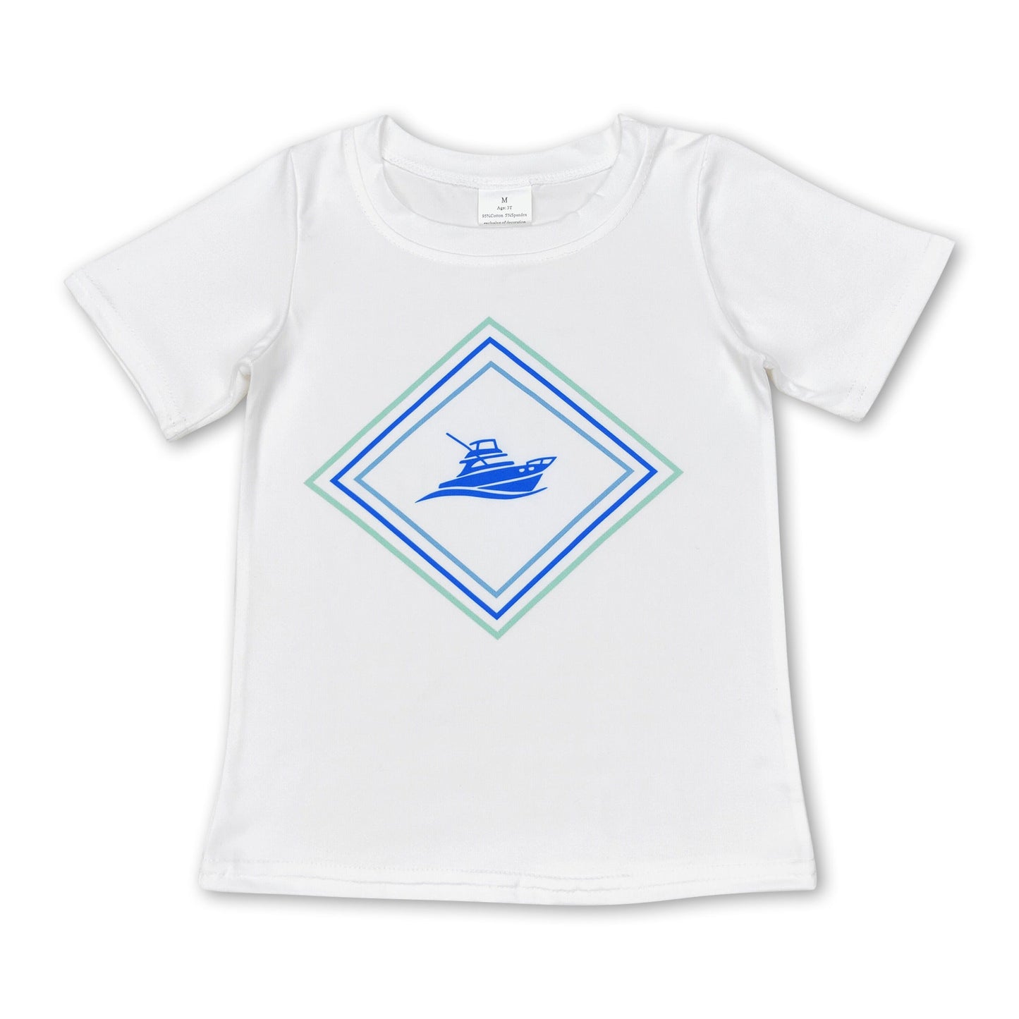 Short sleeves boat boys summer shirt