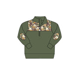 Long sleeves camo duck kids boys pullover