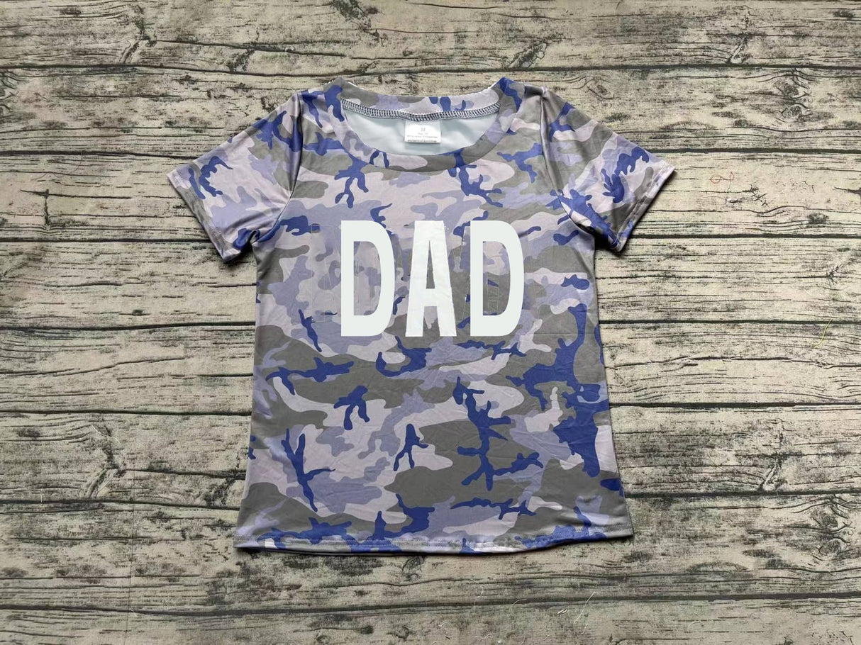 Short sleeves camo Dad family adult men shirt