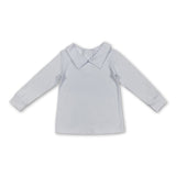 White cotton long sleeves baby kids shirt