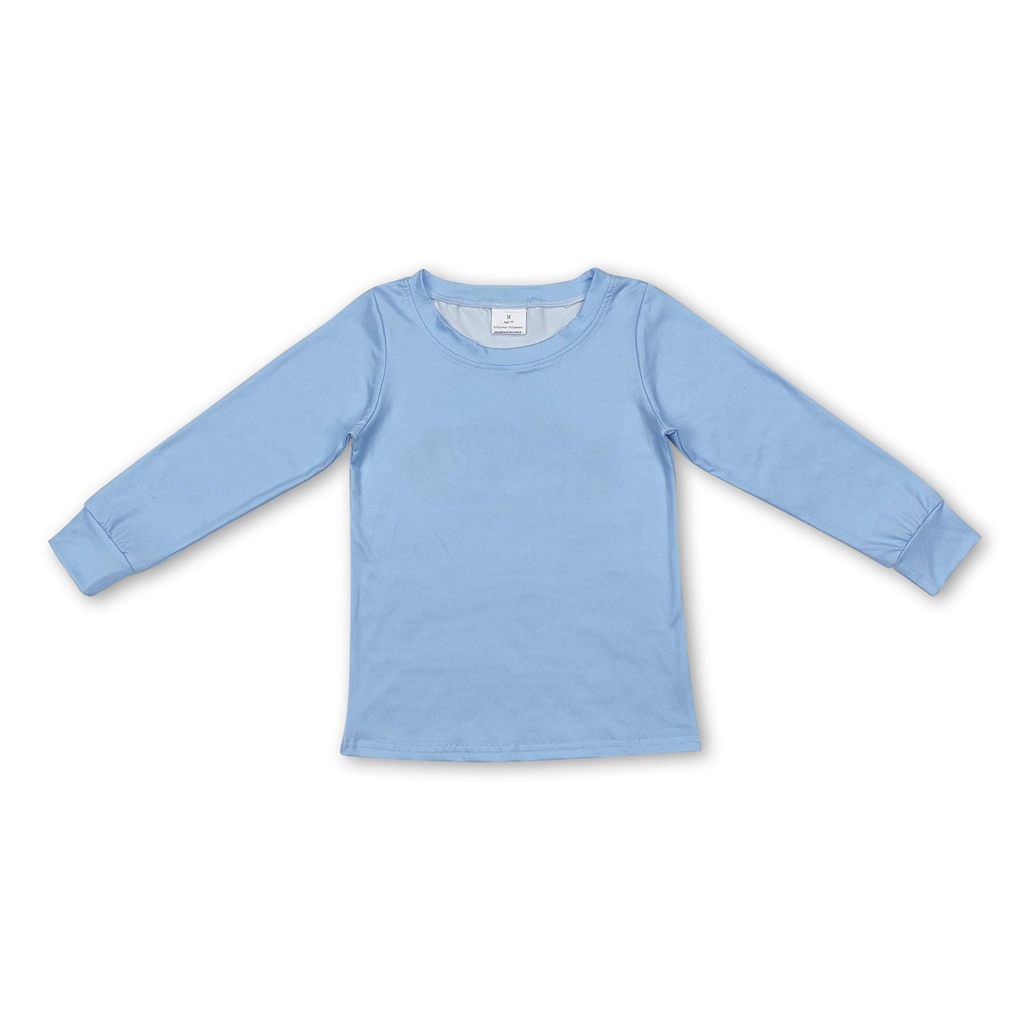 Light blue long sleeves fishing kids boys hunting shirt