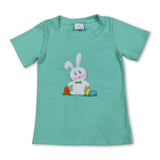 Short sleeves bunny eggs kids boys Easter shirt