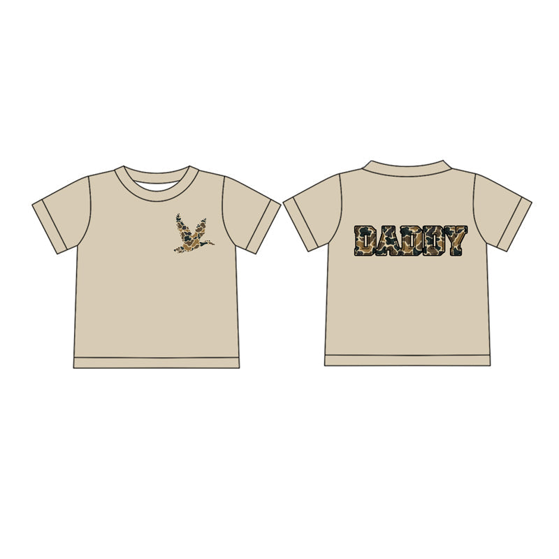 Short sleeves camo duck Daddy adult men shirt