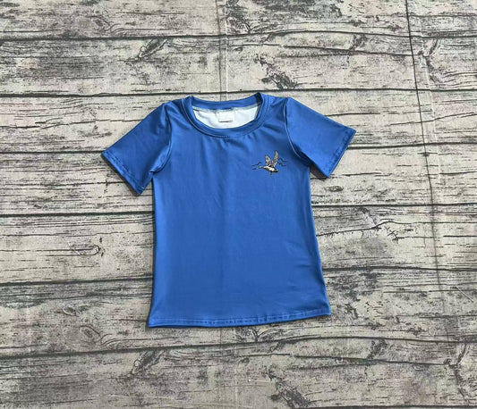 Short sleeves blue duck kids boys shirt