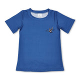 Short sleeves blue duck kids boys shirt