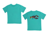 Short sleeves crawfish kids boys summer shirt