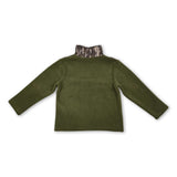 Camo long sleeves kids boys winter zipper pullover