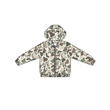 Long sleeves camo hunting dog duck kids boys hooded jacket