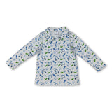 Long sleeves white golf kids boys polo shirt