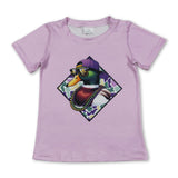 Short sleeves duck camo baby kids Mardi Gras shirt