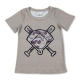 Short sleeves golf camo kids boys T-shirt