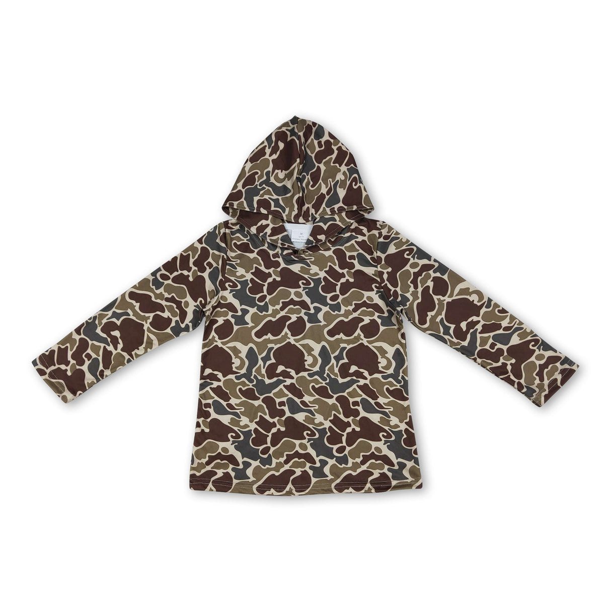 Long sleeves dark camo kids boys hoodies