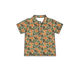 MOQ 5 pcs short sleeves T camo adult men team polo shirt