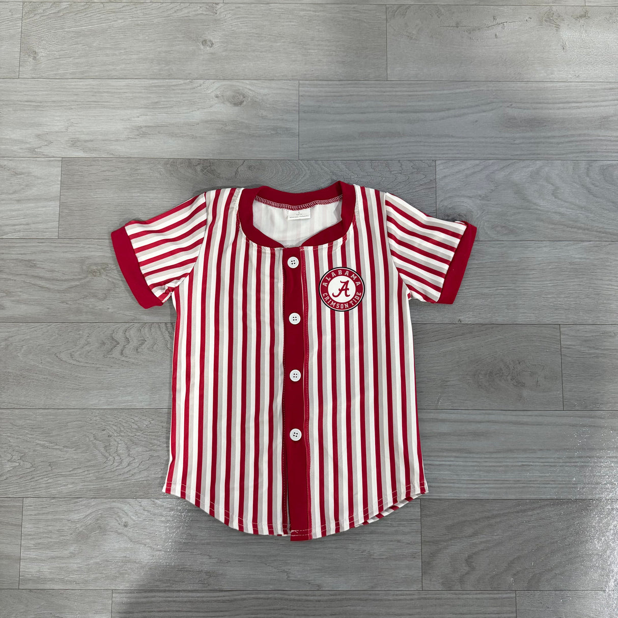 Short sleeves A stripe kids boys team shirt