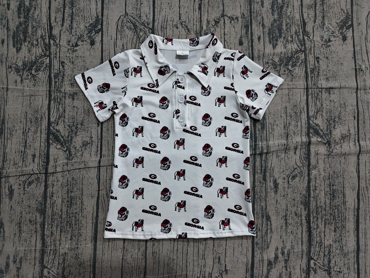 Short sleeves G dog kids boys summer team polo shirt